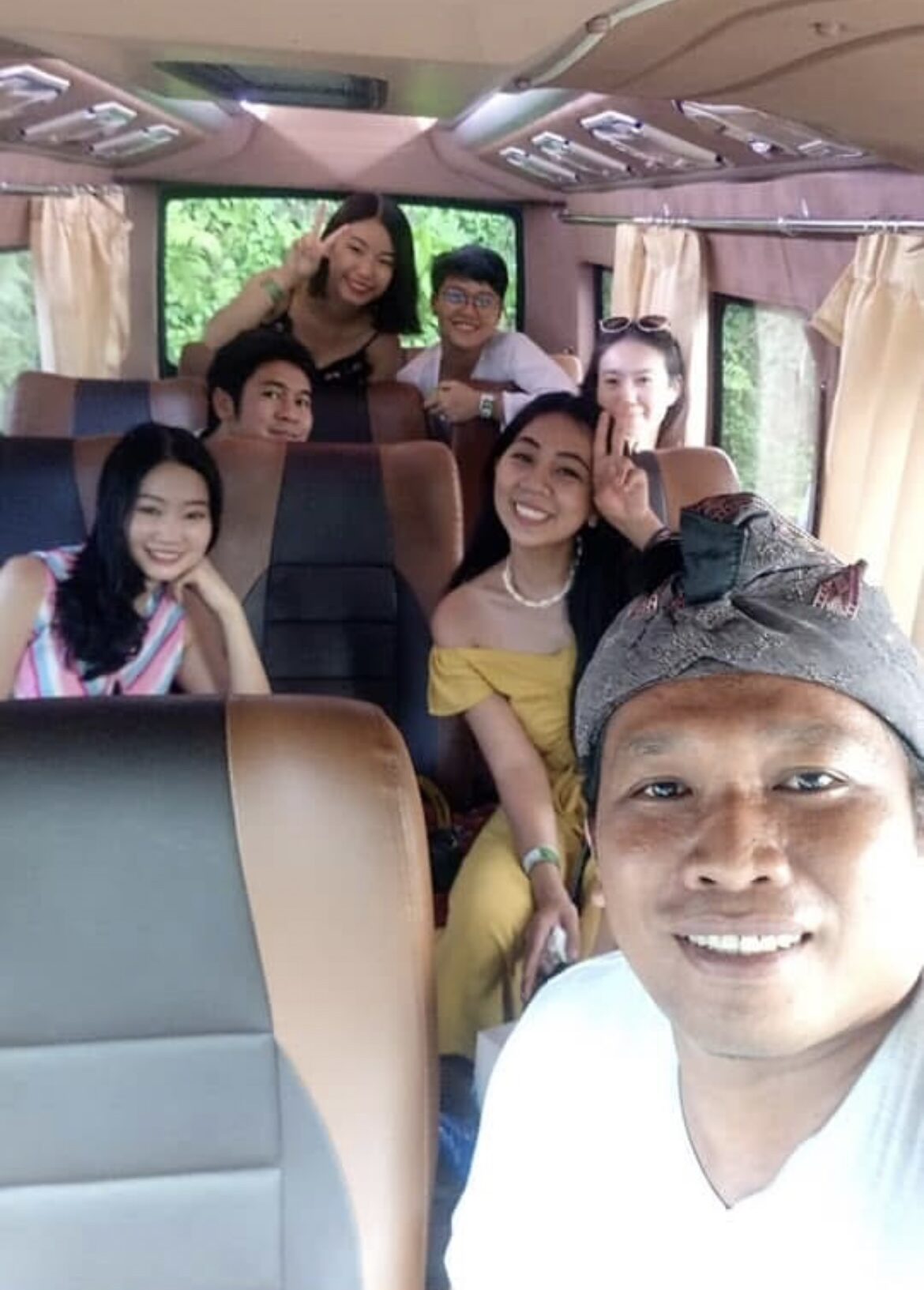 Bali Amigo Tours with customers from Thailand enjoying a Bali tour