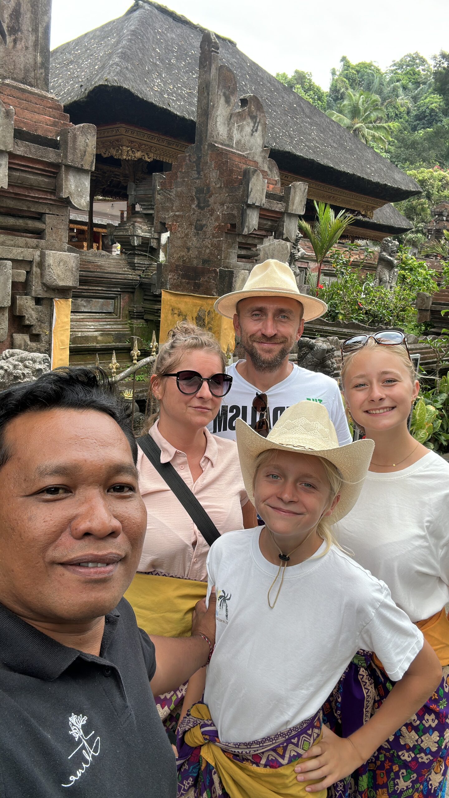 Bali Amigo Tours with customers during a private Ubud Tour in Bali