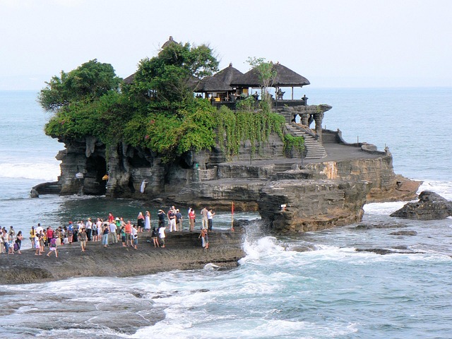 Tanah Lot Temple at sunset in Bali – iconic sea temple and sunset destination